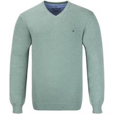 FYNCH HATTON V-Pullover grün