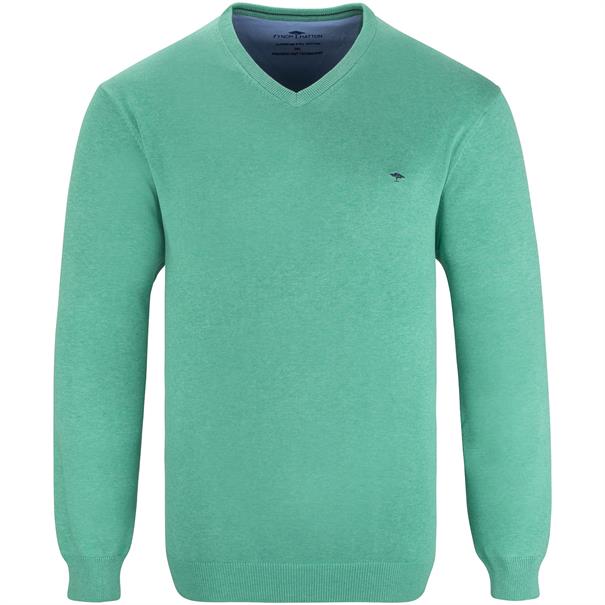 FYNCH HATTON V-Pullover grün