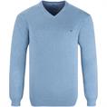 FYNCH HATTON V-Pullover hellblau