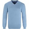 FYNCH HATTON V-Pullover hellblau