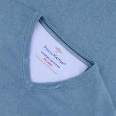 FYNCH HATTON V-Pullover petrol