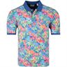 GANT florales Poloshirt blau