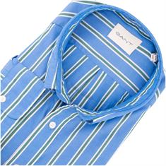 GANT gestreiftes Freizeithemd blau