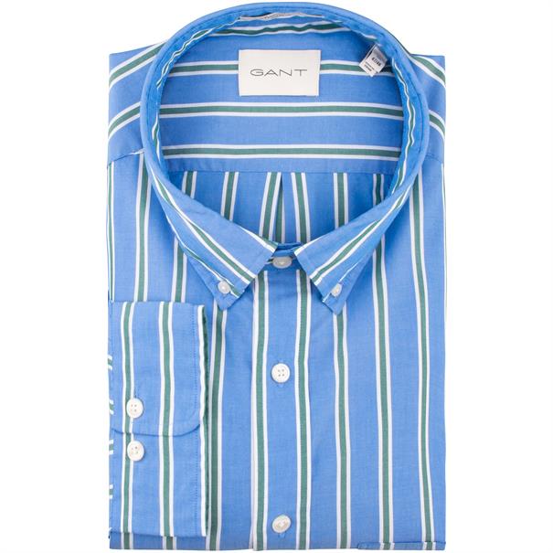 GANT gestreiftes Freizeithemd blau