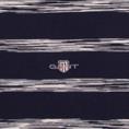 GANT gestreiftes halbarm Poloshirt dunkelblau