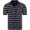 GANT gestreiftes halbarm Poloshirt dunkelblau