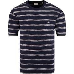 GANT gestreiftes T-Shirt dunkelblau
