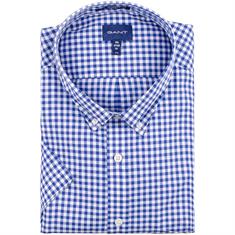 GANT halbarm Freizeithemd blau