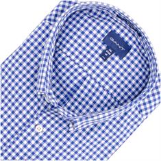 GANT halbarm Freizeithemd blau