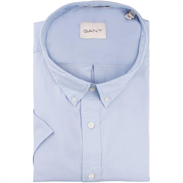 GANT halbarm Freizeithemd blau