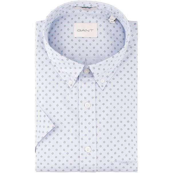 GANT halbarm Freizeithemd hellblau