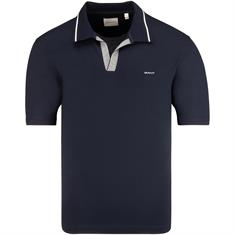 GANT halbarm Poloshirt dunkelblau