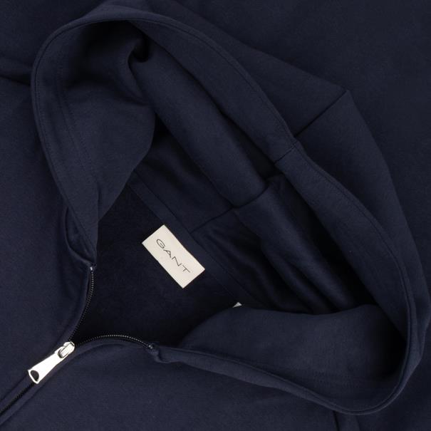 GANT Kapuzen-Sweatjacke dunkelblau
