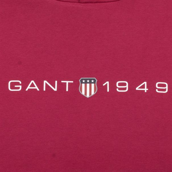 GANT Kapuzen-Sweatshirt bordeaux