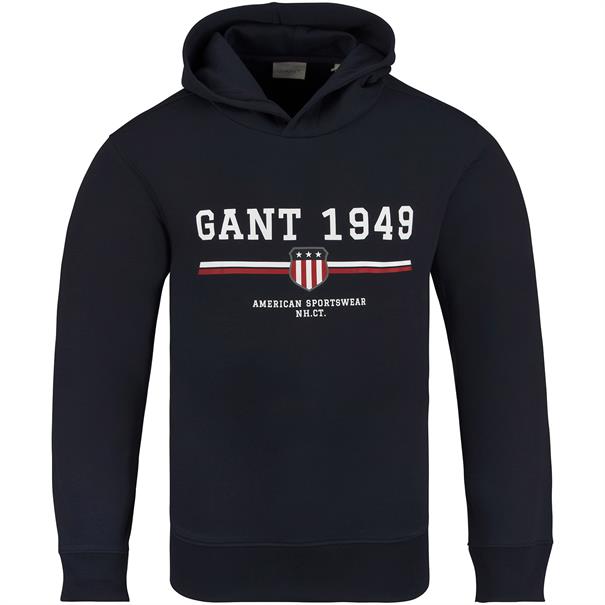GANT Kapuzen-Sweatshirt dunkelblau