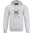GANT Kapuzen-Sweatshirt grau-meliert