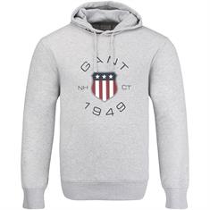 GANT Kapuzen-Sweatshirt grau-meliert