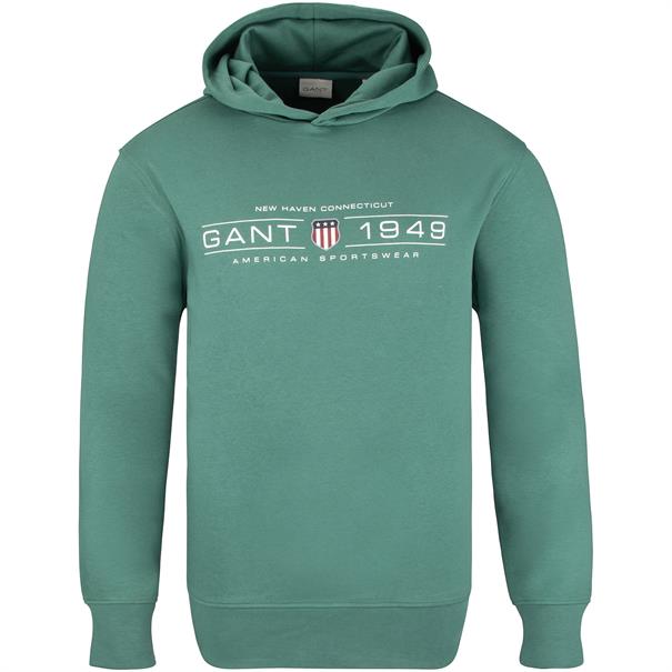 GANT Kapuzen-Sweatshirt grün