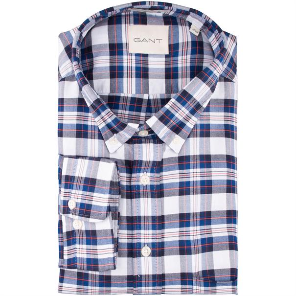GANT kariertes Freizeithemd blau