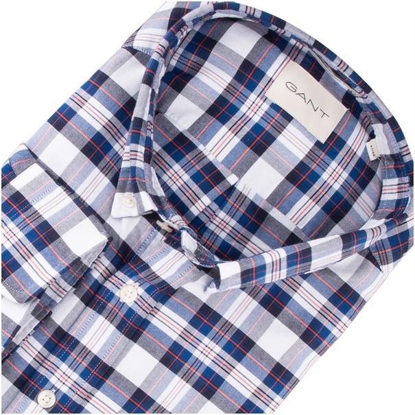 GANT kariertes Freizeithemd blau