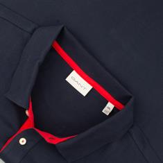 GANT langarm Poloshirt dunkelblau