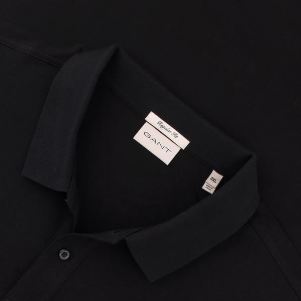 GANT langarm Poloshirt schwarz
