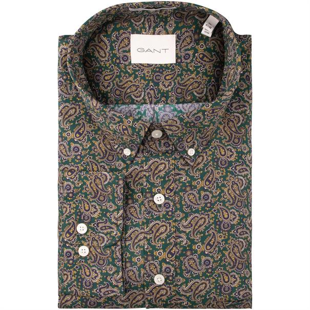 GANT Paisley Freizeithemd grün