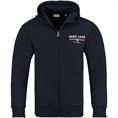 GANT Sweatjacke mit Kapuze dunkelblau