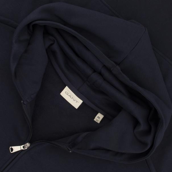 GANT Sweatjacke mit Kapuze dunkelblau