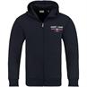 GANT Sweatjacke mit Kapuze dunkelblau