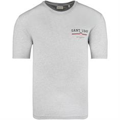 GANT T-Shirt hellgrau