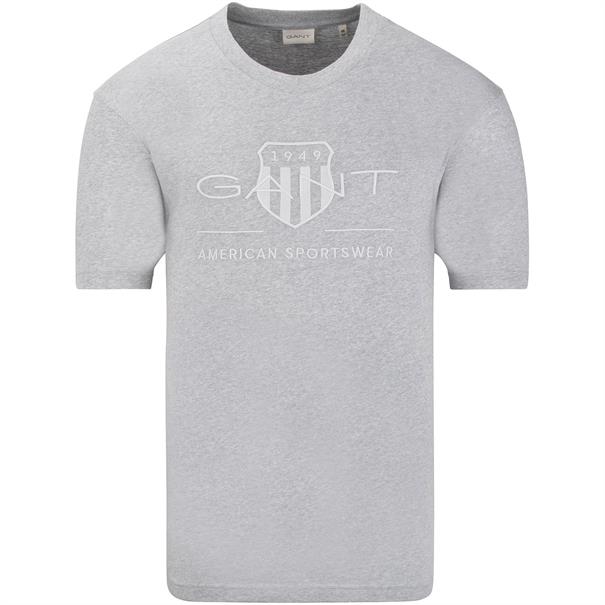 GANT T-Shirt hellgrau