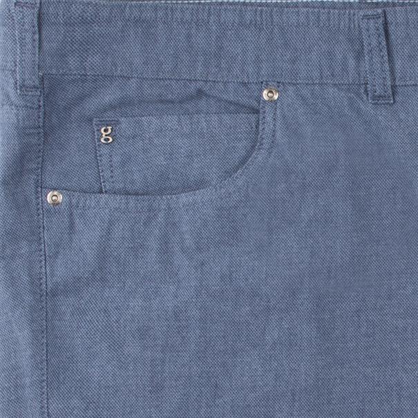 GARDEUR Baumwollhose blau