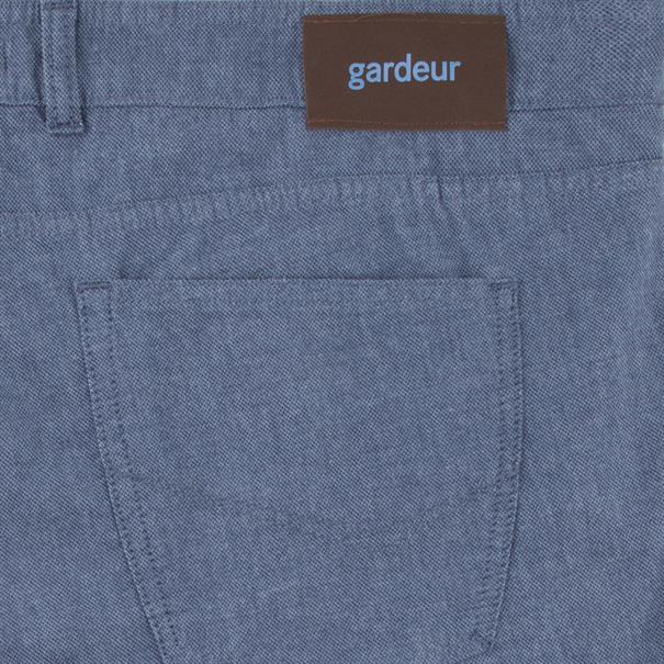 GARDEUR Baumwollhose blau