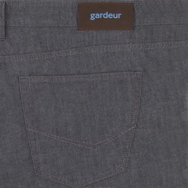GARDEUR Baumwollhose dunkelgrau