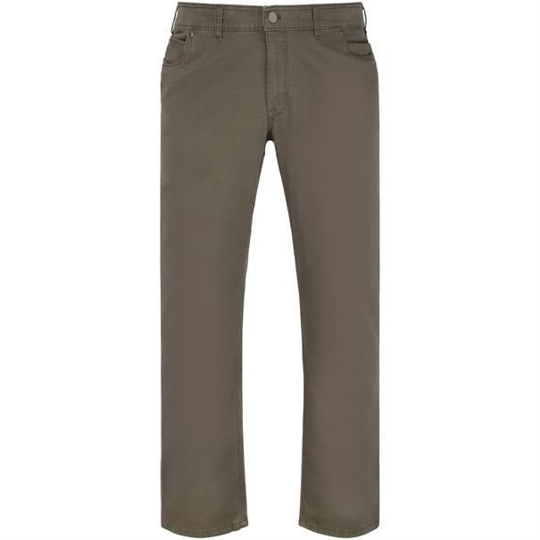 GARDEUR Baumwollhose oliv