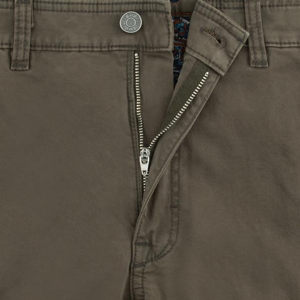 GARDEUR Baumwollhose oliv