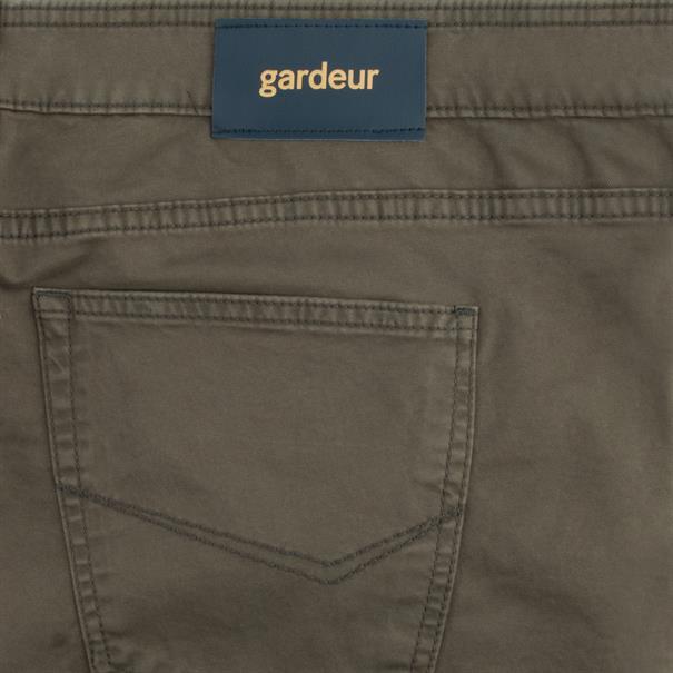 GARDEUR Baumwollhose oliv
