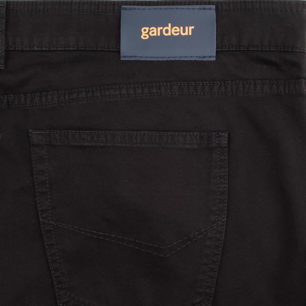 GARDEUR Baumwollhose schwarz