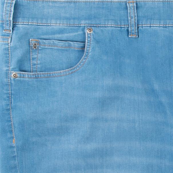 GARDEUR Jeans-Shorts blau