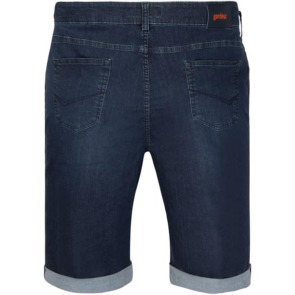 GARDEUR Jeans-Shorts dunkelblau