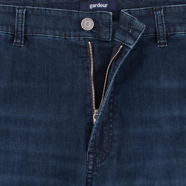 GARDEUR Jeans-Shorts dunkelblau