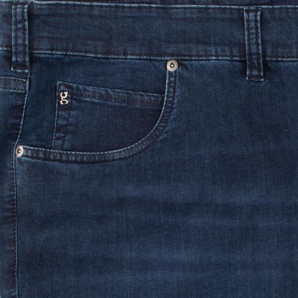 GARDEUR Jeans-Shorts dunkelblau