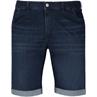 GARDEUR Jeans-Shorts dunkelblau