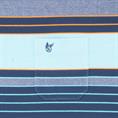 HAJO gestreiftes Poloshirt blau