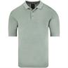 HAJO halbarm Polo-Pullover grün