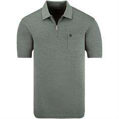 HAJO halbarm Poloshirt grün