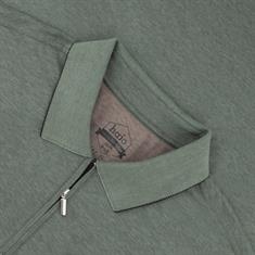 HAJO halbarm Poloshirt grün