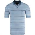 HAJO halbarm Poloshirt hellblau