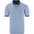 HAJO halbarm Poloshirt hellblau